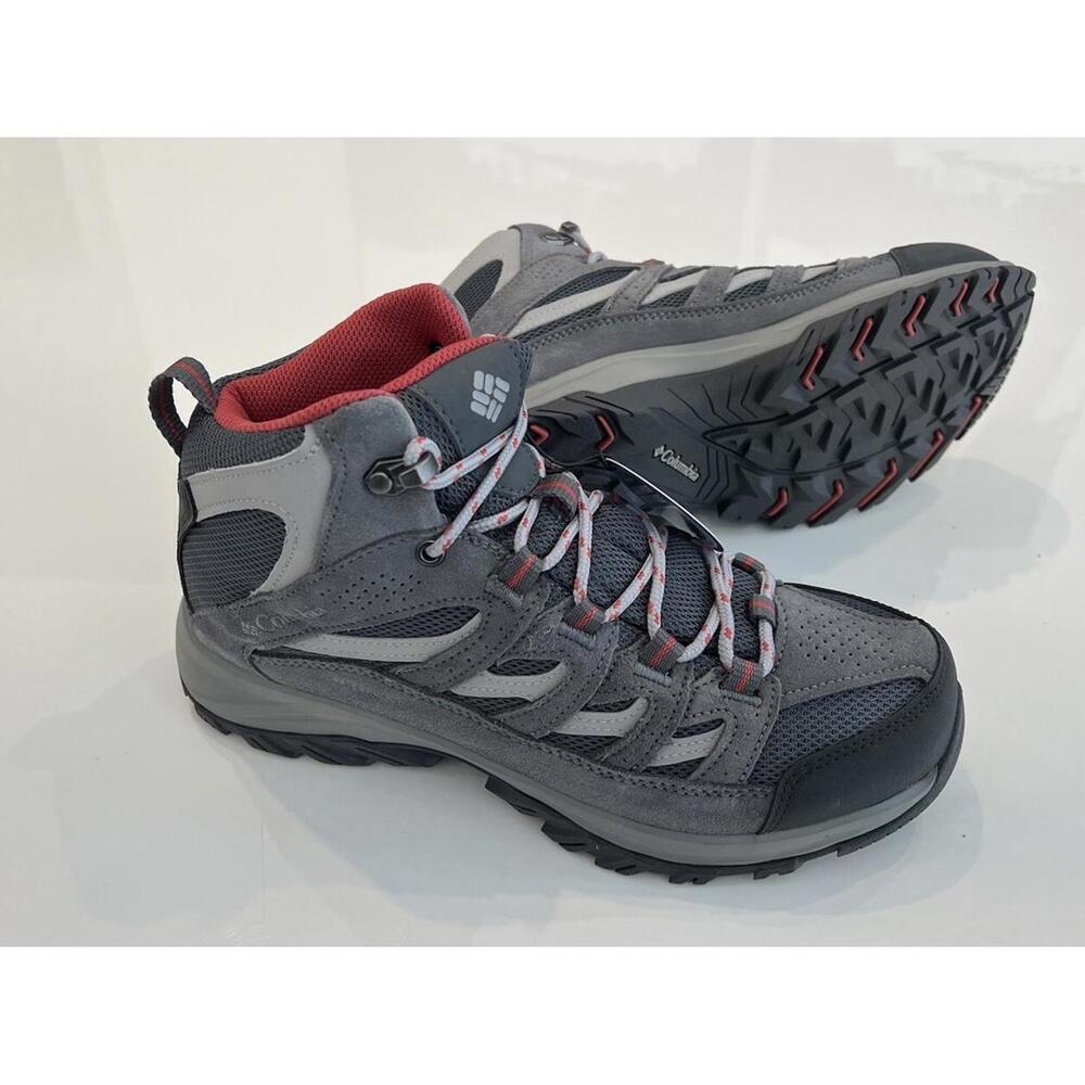Columbia Women's Crestwood Mid Graphite Waterproof Hiking Boots, BL5371 Size 9 - Picture 7 of 10